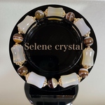 瑪瑙　ブレスレット　天然石ブレスレット　Selene crystal