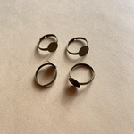 丸皿付きリング台（金古美/10mm/20個）