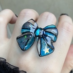 〜夢ガラス🌟大きな夜空リボン🌌リング〜