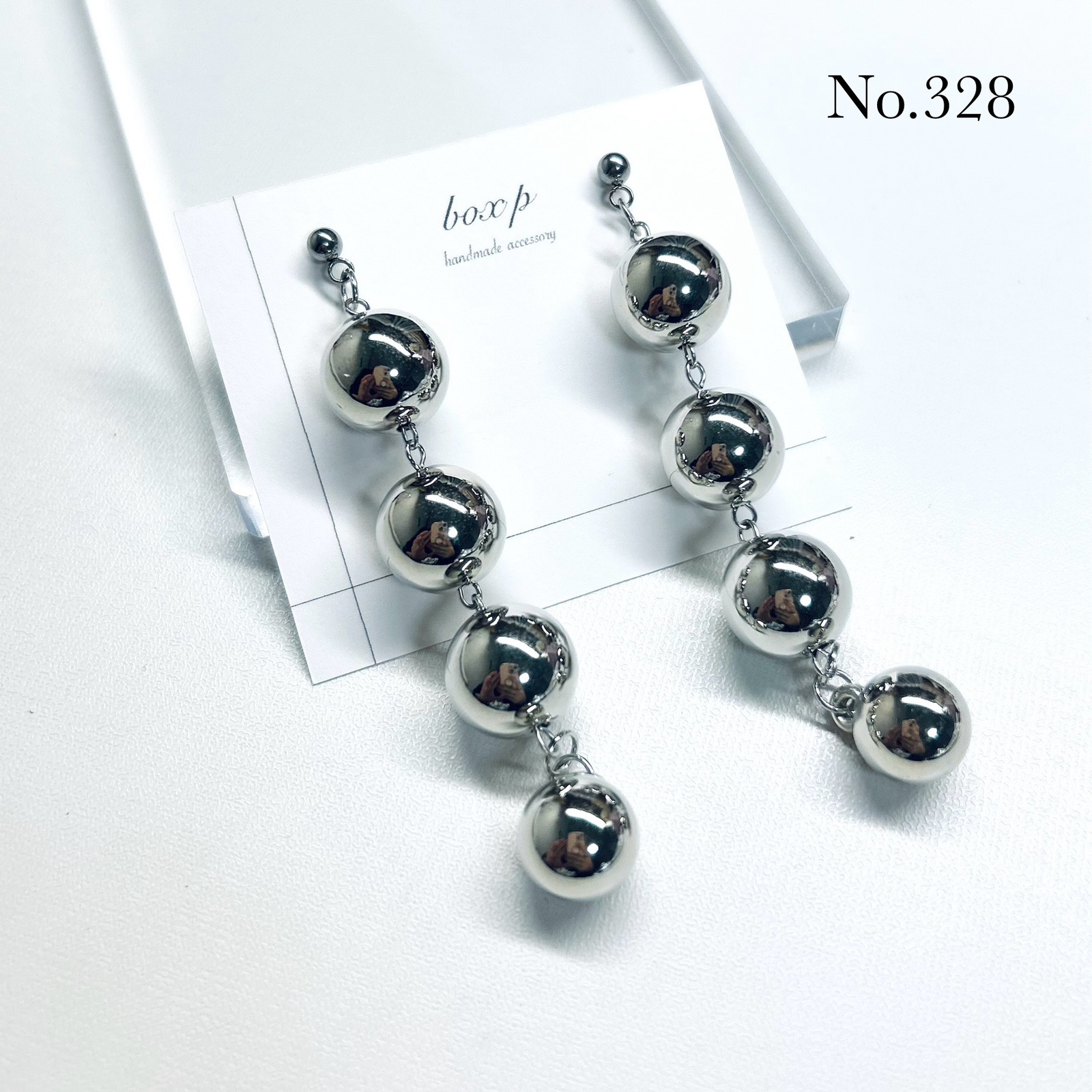 287一点物ハンドメイドピアス/イヤリング シルバー 華奢 フープ 