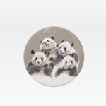 缶バッジ「パンダファミリー」