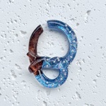 Pretzel earcuff ( Blueberry cream ) // 片耳用 ( 右耳用 )