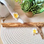 【再販不可】あいぼのしっぽリング🌴プルメリア