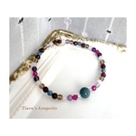 アパタイト ルビーアメジスト ガーネット カイヤナイト ブレスレット(03)