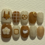 【no.23】キツネのパン屋よりみち。ネイルチップ