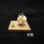 ミニチュア陶器　かとりぶた　蚊取り線香付　NO617