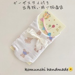 ◆ ガーゼスタイ付き出産祝い用ご祝儀袋　プチギフト　くま　テディベア