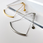 華奢魅せパイプサージカルステンレスブレスレット /シルバー ゴールド/シンプル カジュアル つけっぱなし 金属アレルギー対応 夏
