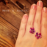 ツヤフラワ＊ピアス