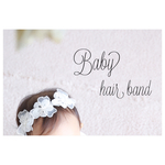 再再販！Baby hair band¨̮♡︎オフホワイト