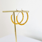NICOフープピアス（yellow）