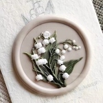 【完全受注】30mm スズラン シーリングスタンプ ヘッド 鈴蘭 花