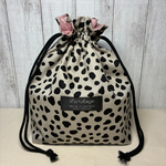 【再販】 【どこでも編み編み巾着袋】L-29 #どこあみ　#毛糸入れ　#編み物道具入れ#メイク入れ　#編み物女子　#プロジェクトバッグ