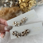 ２way！double flower pierce/earring