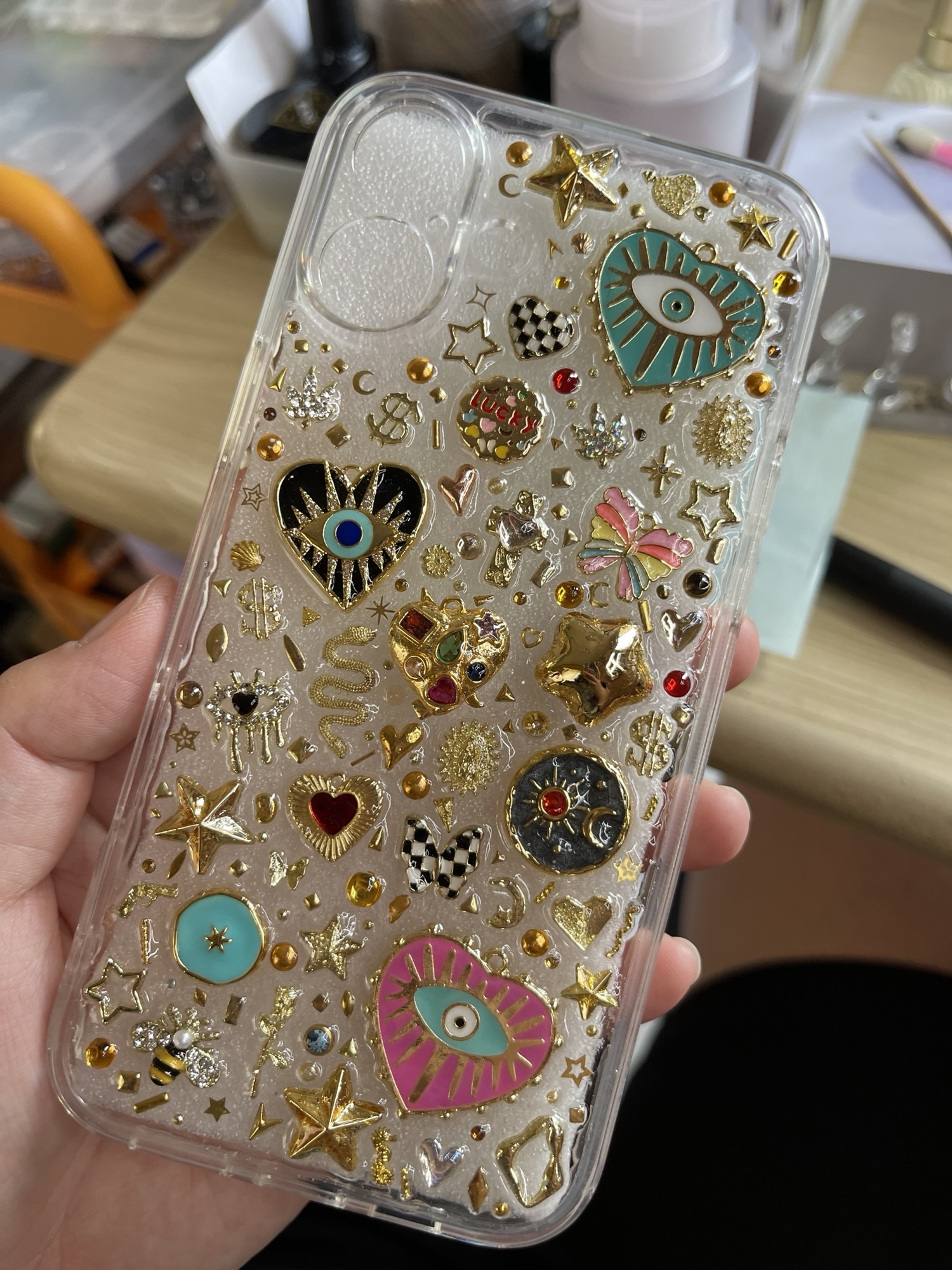 デコ電　オーダー　スマホケースデコ　デコケース デコ電フルオーダー スマホケースデコ デコパーツ - Nail88