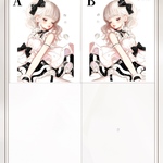 chan.ce オリジナルステッカー　2種4枚入り  rain drop A 〜B 人物ステッカー　