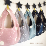 ★星座と月◯夜空の８重ガーゼスタイ 再販39