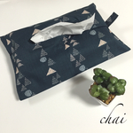 🌲再販🌲 ティッシュボックスカバー 北欧ニーナトラッド ネイビー