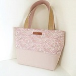 リバティ*ジェニーズリボンズのトートバッグ(pink)