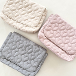 〖受注制作〗  横入れ お弁当ケース ⋈ ハート スモークピンク 𓂃𓈒𓏸