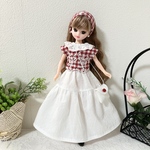 リカちゃん服☆赤いトップスと白いスカート