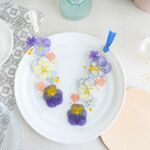 【押し花の栞】幸せのお裾分け ２枚セット 〜青いビオラたち〜