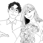 似顔絵アイコン♡おしゃれなシンプルイラスト