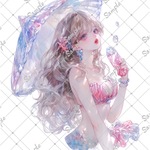 ℳ. xoxoshop オリジナル人物ステッカー 期間限定 Summerシリーズ8月10日まで