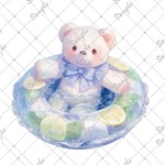 ℳ. xoxoshop オリジナル装飾ステッカー 期間限定 Summerシリーズ8月10日まで