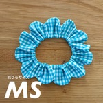 《ザビエルMS》小さいギンガム ターコイズ