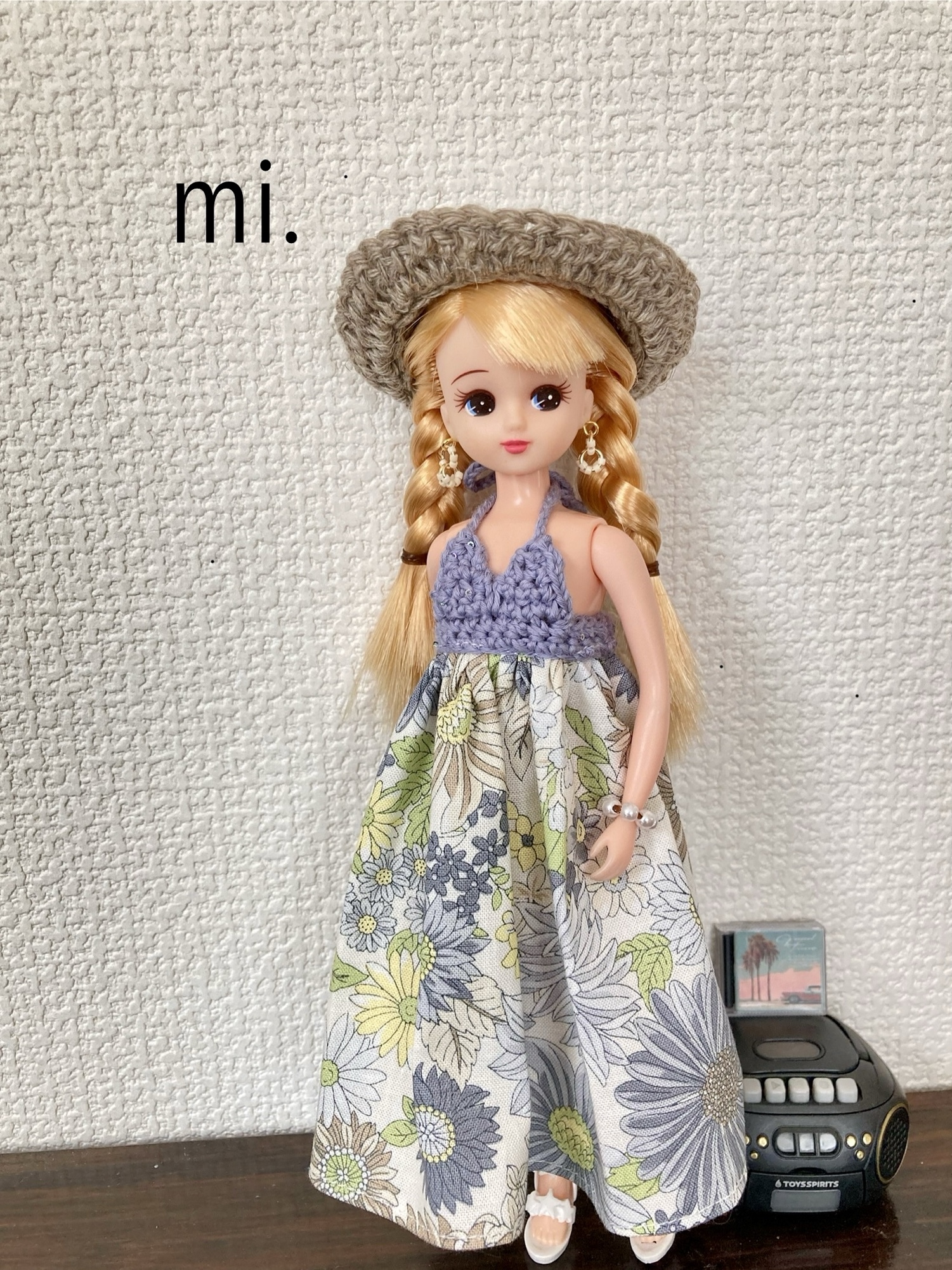 あ*ん様 リカちゃんハンドメイド服　ミモザのドレス ba1af37bcf16b09f3e587f69a2c7e0