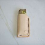 【選べるカラー・名入れ無料】革のライターケースver.1/ch602（牛ヌメ革）