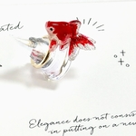 金魚の指輪 💍手のひらサイズの、小さな泳ぎㅤㅤㅤㅤㅤㅤㅤ