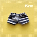 15cmぬいぐるみ用　デニムパンツ(ヒッコリー)