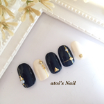 ＊再販＊autumn Nail〜大人ネイビー〜