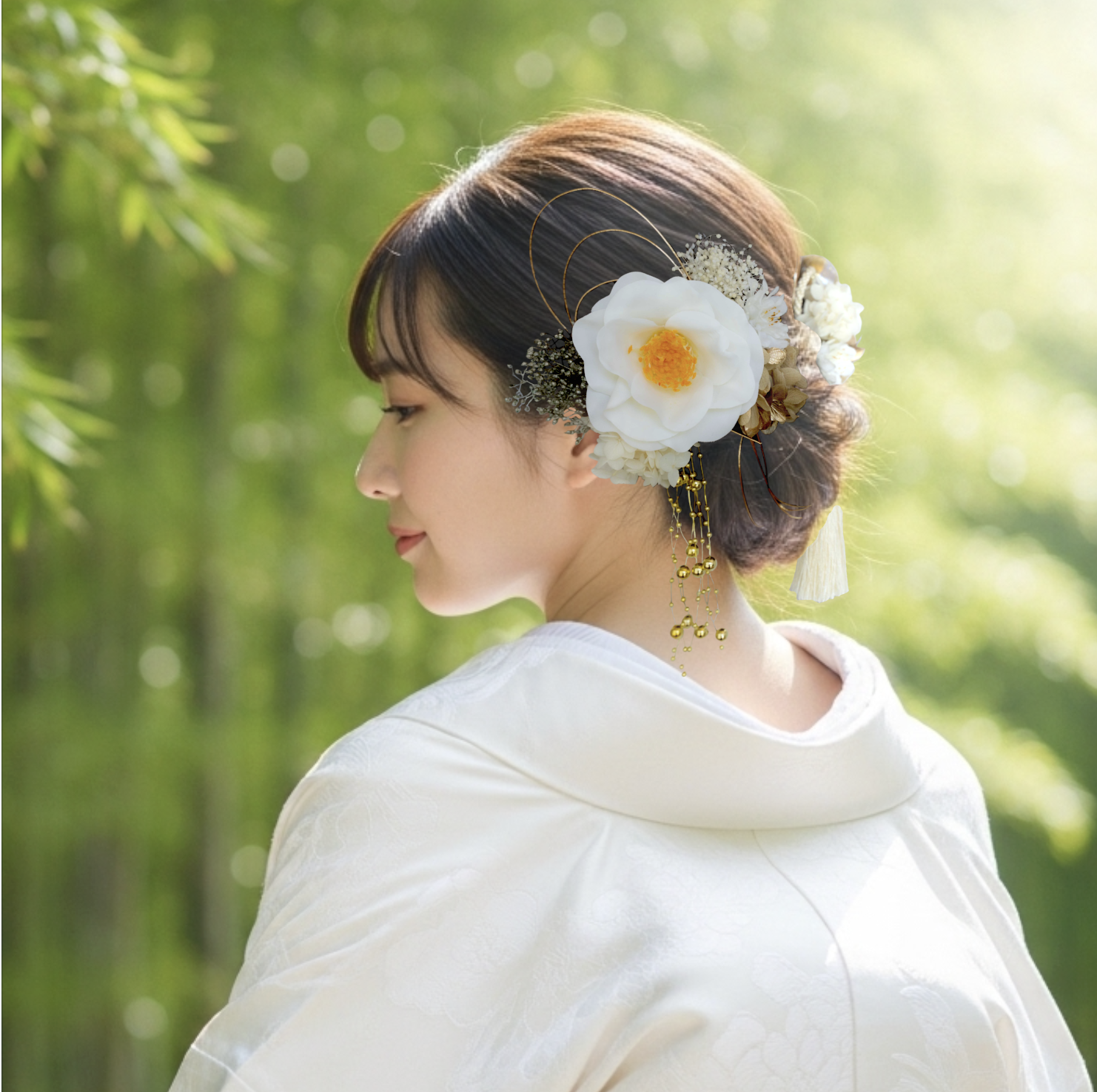 白無垢 - ヘアアクセサリーの人気通販 | minne byGMOペパボ 国内