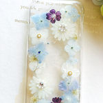 iPhoneケース♡手作り 押し花♡