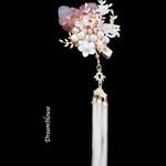 梨花のヘアクリップ＊受注製作