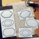 ★7月新入荷★[樂意Loidesign] [LY-224] 三連拍-相框(Triple Time-Photo Frame) コラージュ ラベルブック(3種類各50枚)