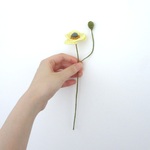 【オーダー品】ずっと枯れないお花*ポピー*YE∴再販∴
