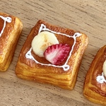 いちごとバナナのデニッシュ