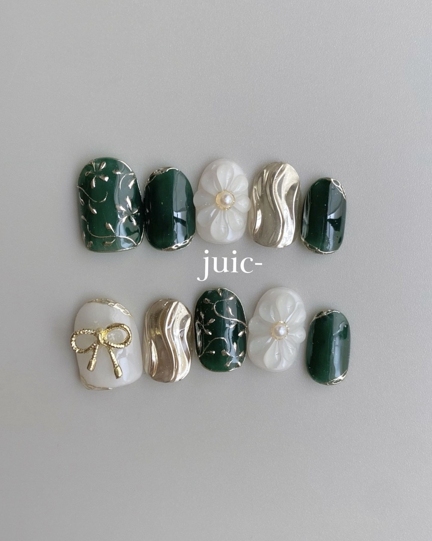 full order】フルオーダー/ネイルチップ/卒業式/成人式/結婚式