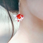 ゆらゆら金魚♥️片耳ピアス