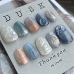 🎐🪼夏の夕焼けネイル