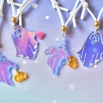 ハロウィンゴースト　16個入り　トリミングチョーカー