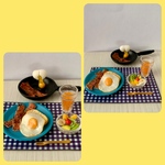 ミニチュア朝食セット