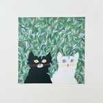 『生垣の下』アートカード