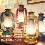 電源仕様◆アンティーク風ハリケーンランタンMサイズ
