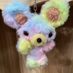 オーダー予約様 キーホルダーカラフルくまさん