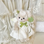 🍀 四葉のクローバーの妖精ベア🧚 夢を叶える リーフィーちゃんB